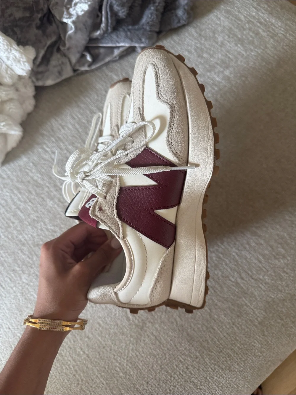New Balance lace rubber